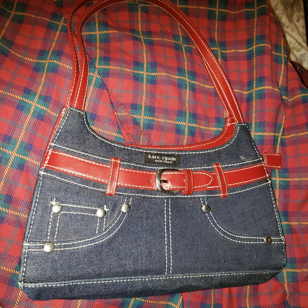 Kate spade Jean denim bag purse new